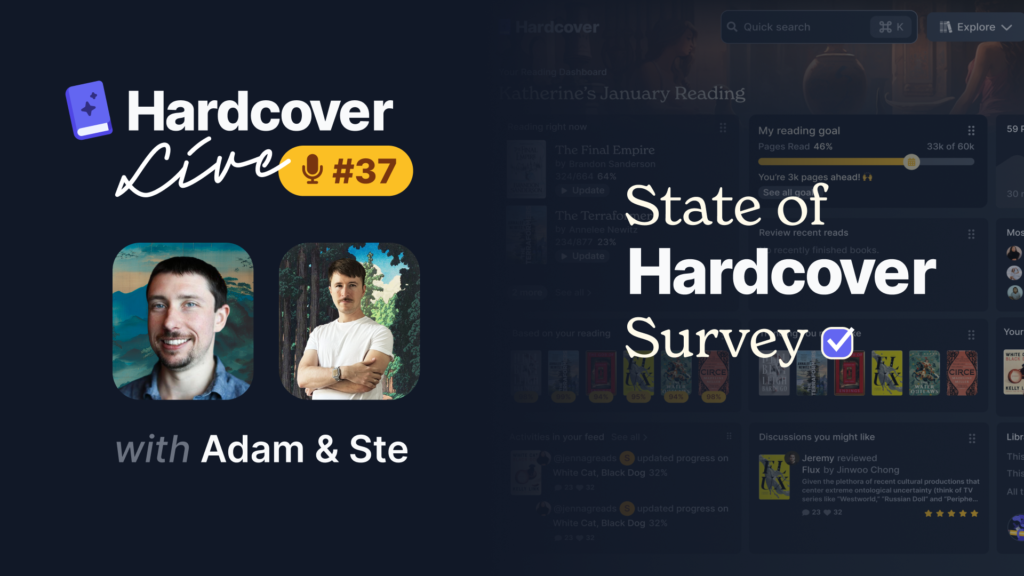 Cover for #37 – State of Hardcover results