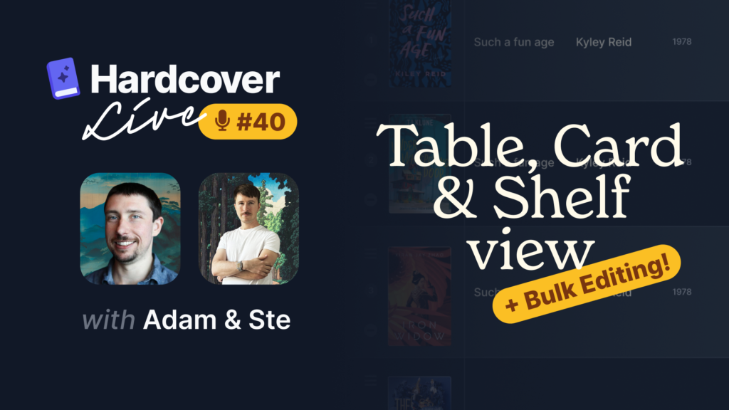 Cover for #40 – Table, Card and Shelf view